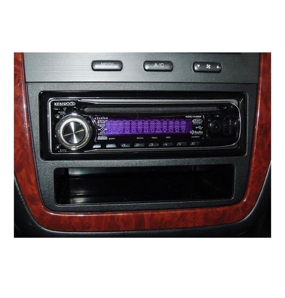 Metra 99-7866 Dash Kit Fits select 2001-2006 Acura MDX models — single-DIN radios (Black)