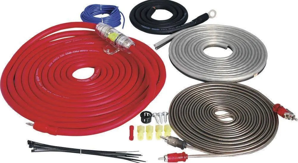 Metra - 4 Guage OFC Complete Amp Kit. Truconnex TC5KIT-4 - 1400W