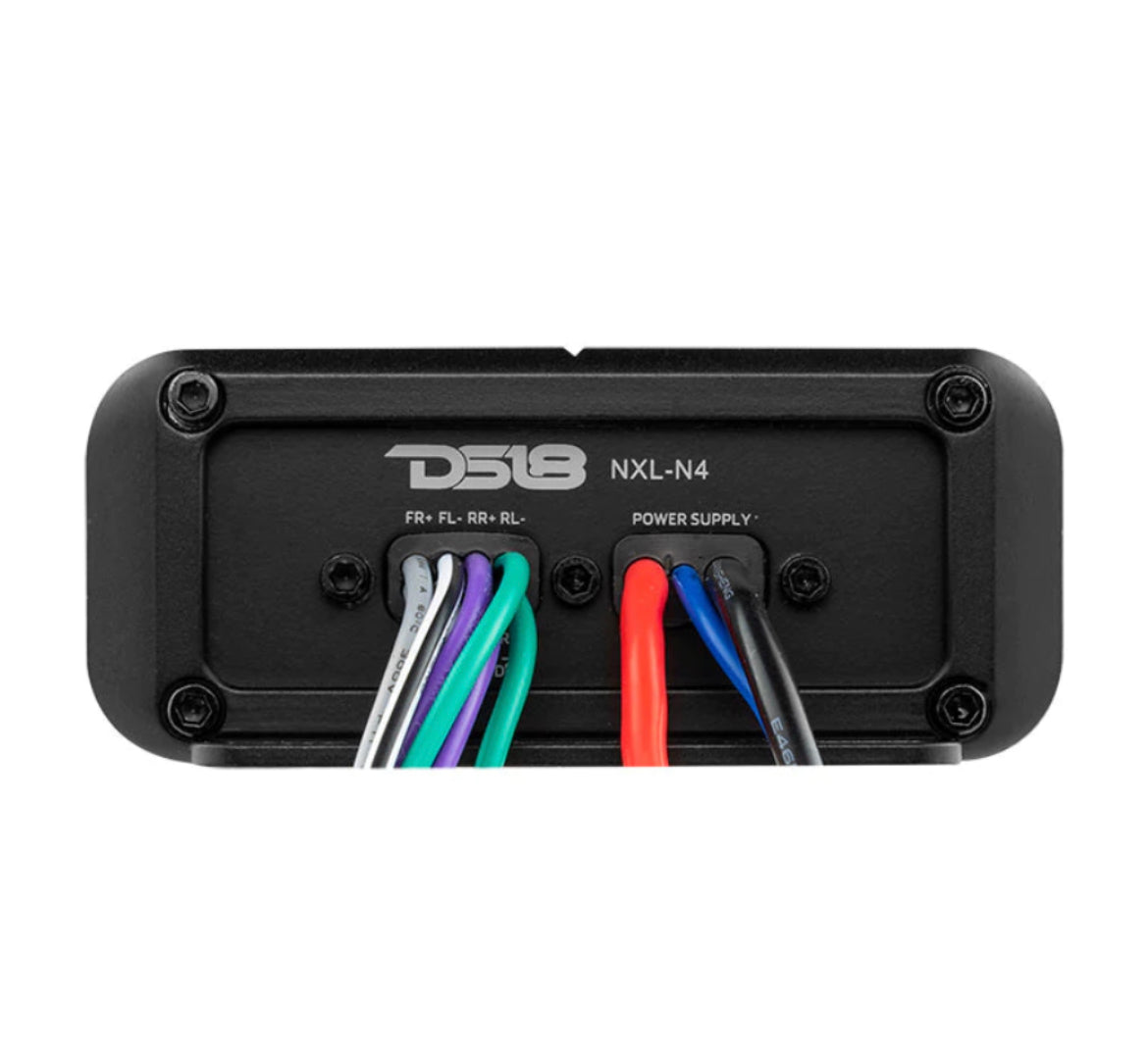 DS18 HYDRO NXL-N4 Nano Full-Range Digital Marine 4-Channel Boat, ATV, UTV Amplifier 720 Watts