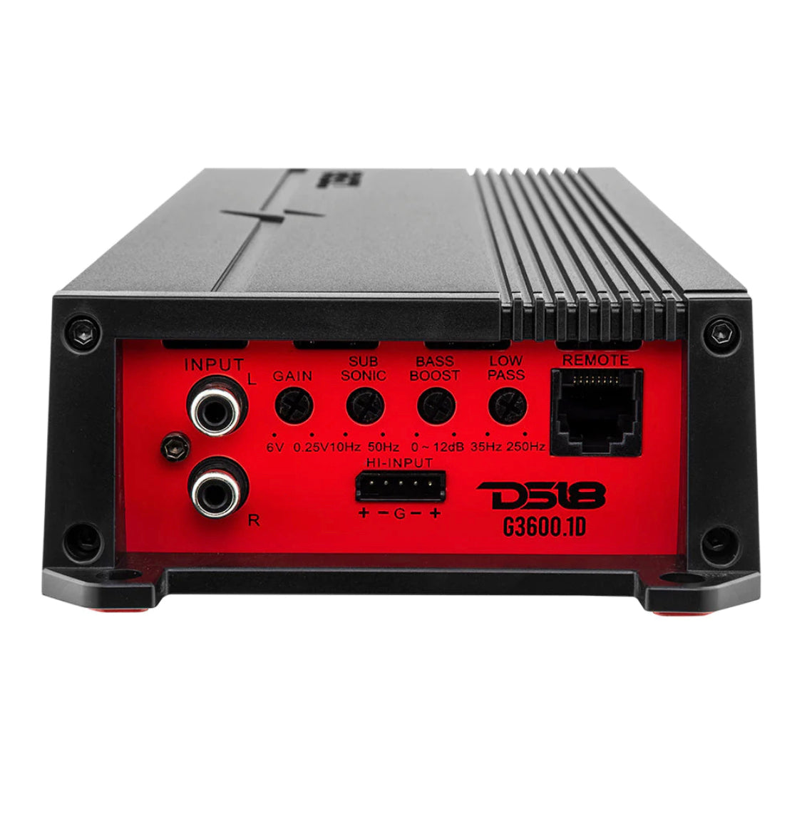 DS18 G3600.1D - GEN-X Class D 1-Channel Amplifier 1200 Watts Rms @ 1-Ohm