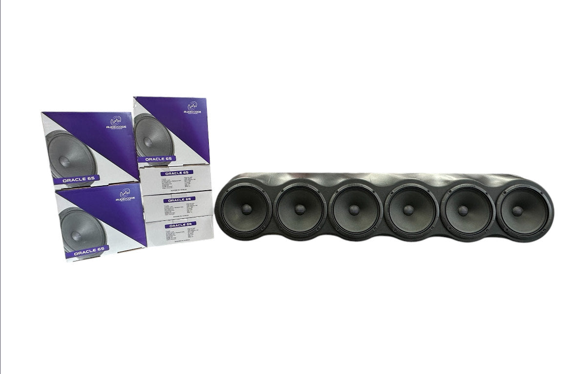 AUDIO CODE ORACLE 65 66.5 SPEAKER RACK BUNDLE