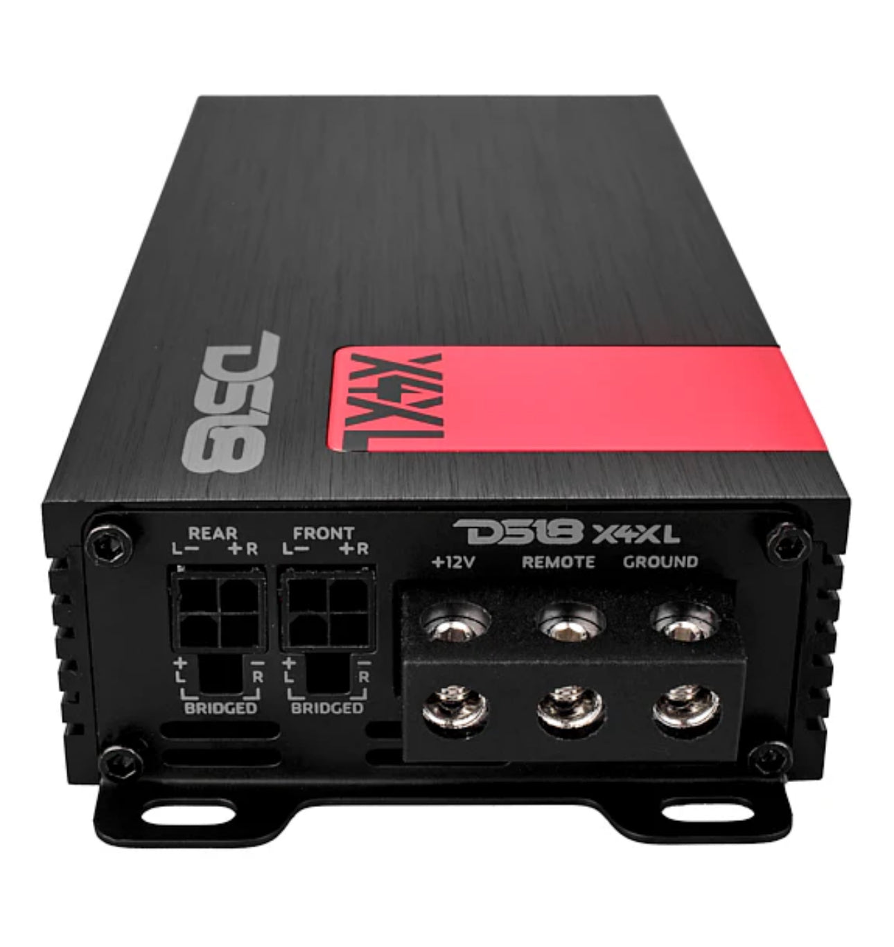DS18 X4XL Ultra Compact Amplifier - 4 Channel, Full Range, Class D, 1800 Watts - Ultra Small amp for motorcycles