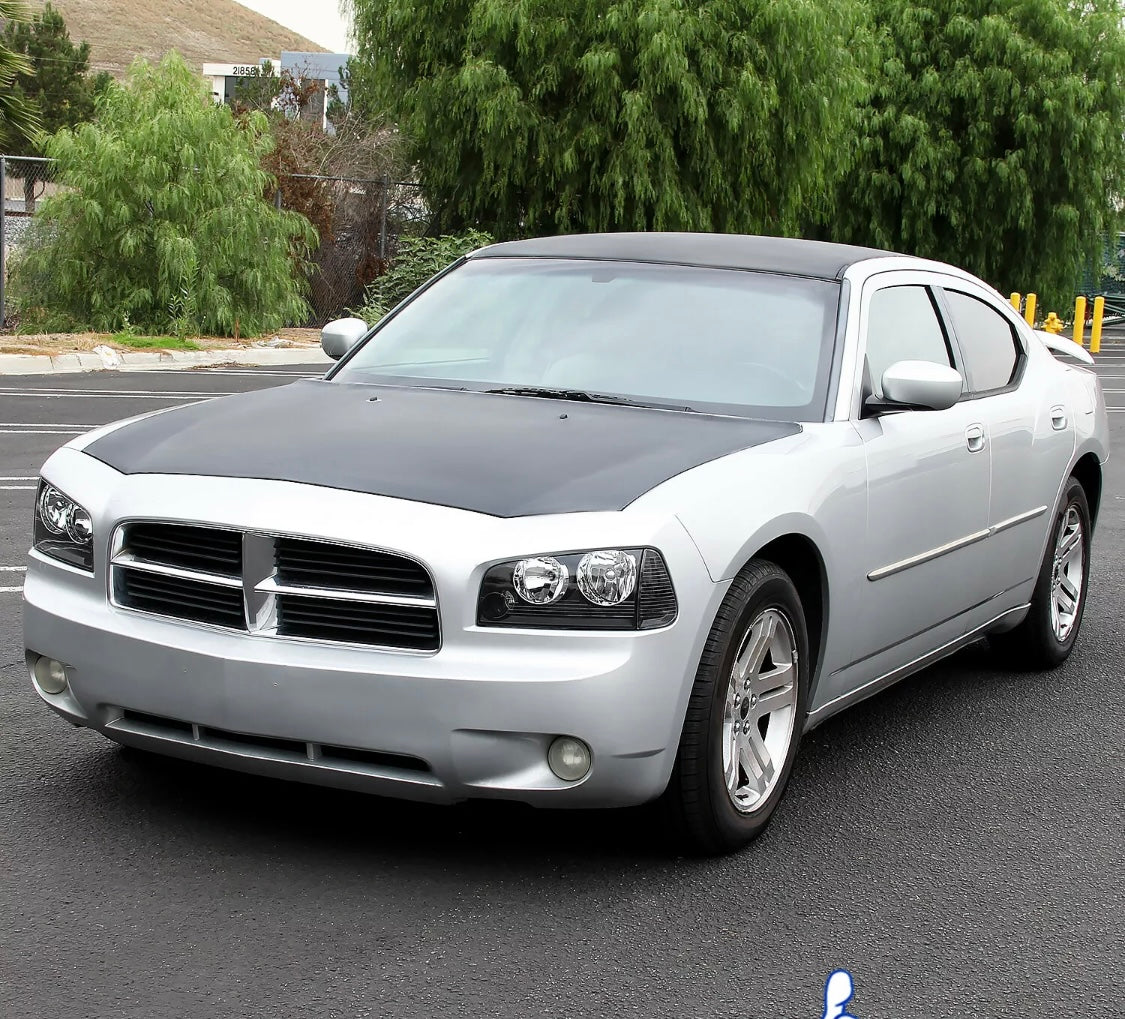 2006-2010 06-10 Dodge Charger Black Headlights Replacement w/ Corner Lamps