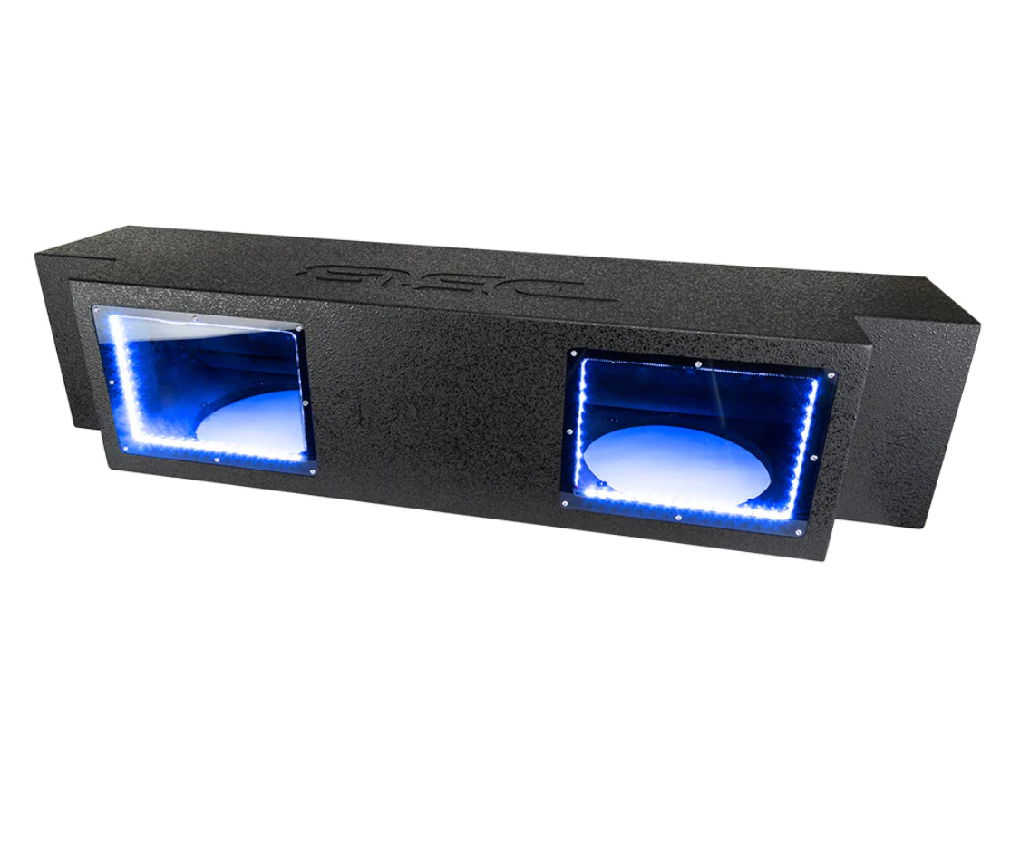 DS18 JSUB.2 - Jeep JKU/JLU Down Fire Subwoofer Enclosure 2 x 12