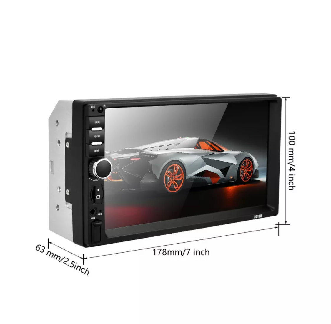 ECA MP5 7” Touch Screen Car Stereo with Netflix and YouTube Support