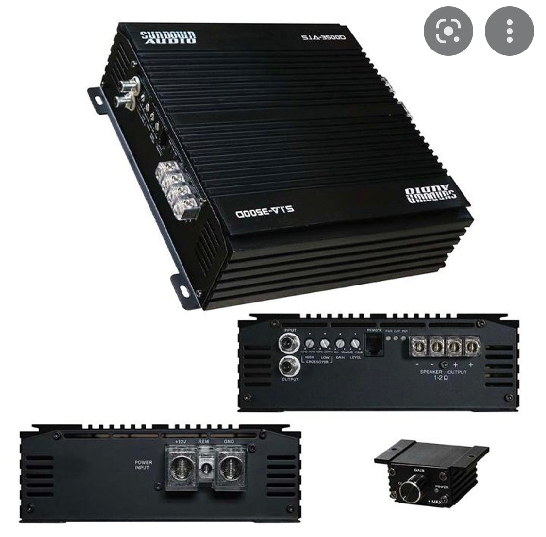 Sundown Audio SIA-3500D V2 Monoblock Car Amplifier 3500 Watts @ 1-Ohm/2-Ohms
