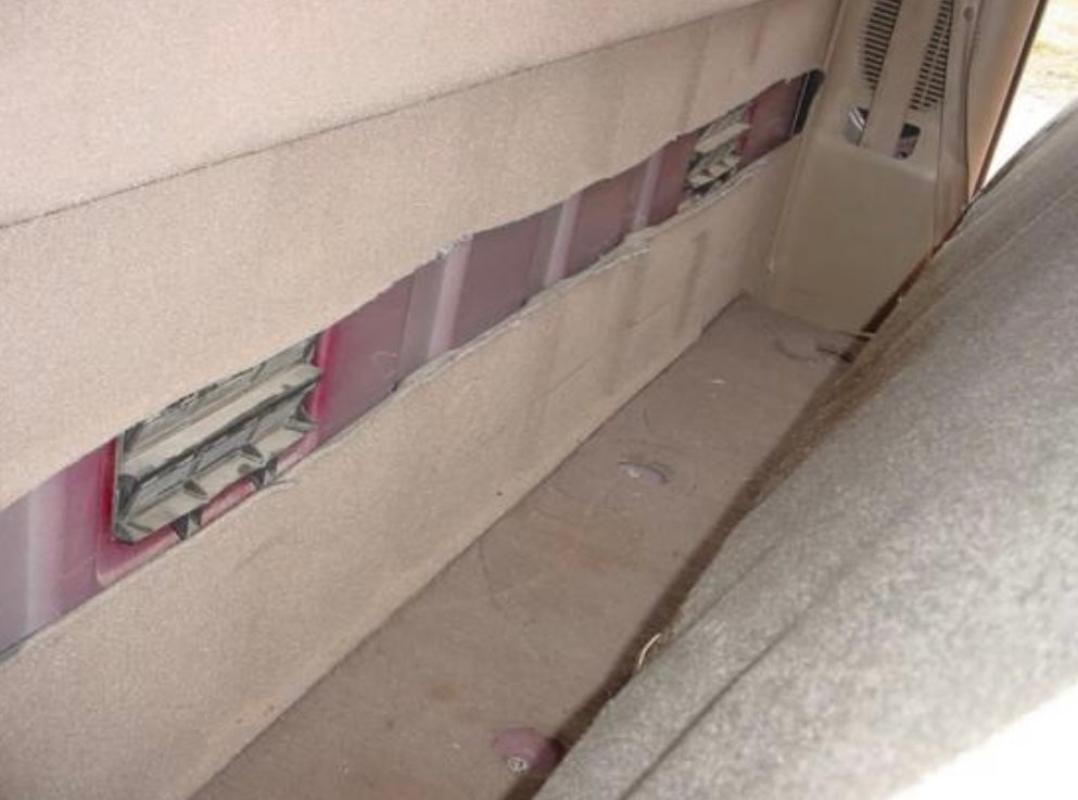 2004-2007 Ford F-250 / F-350 Super Duty Behind the Back seat Sub-woofer Pro Box Bed-liner Rhino Box