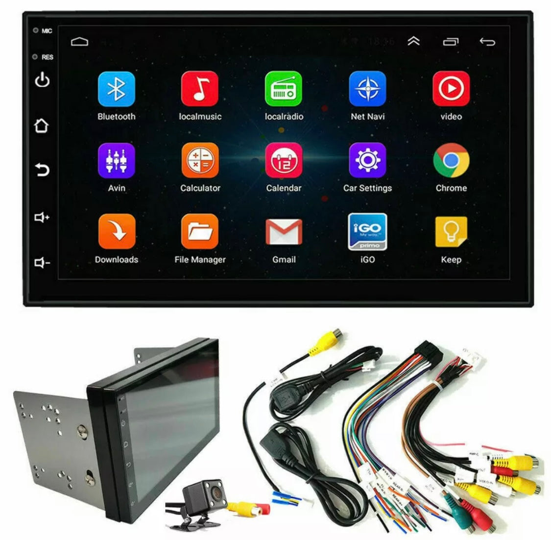 ECA Space City Stereo. Android Receiver with Built in YouTube and Google Maps Apps.