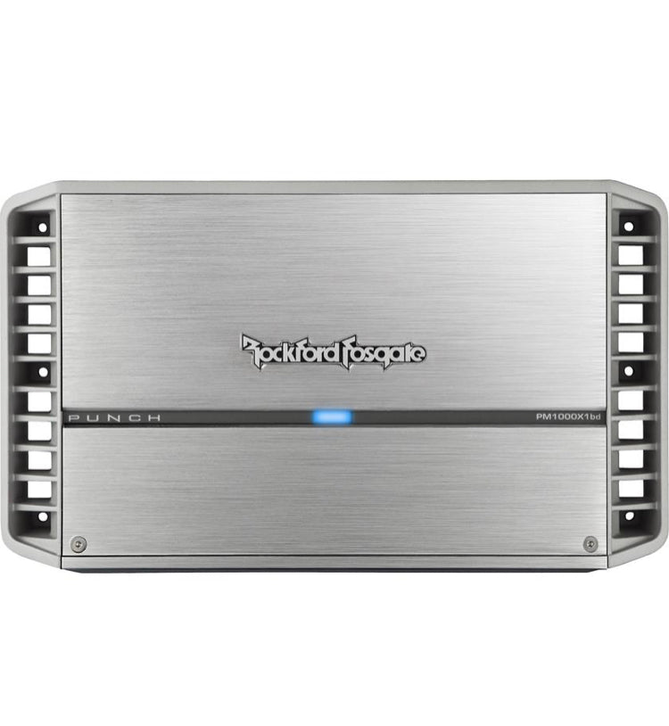 Rockford Fosgate PM1000X1BD Punch marine/powersports mono subwoofer amplifier — 1000 watts RMS