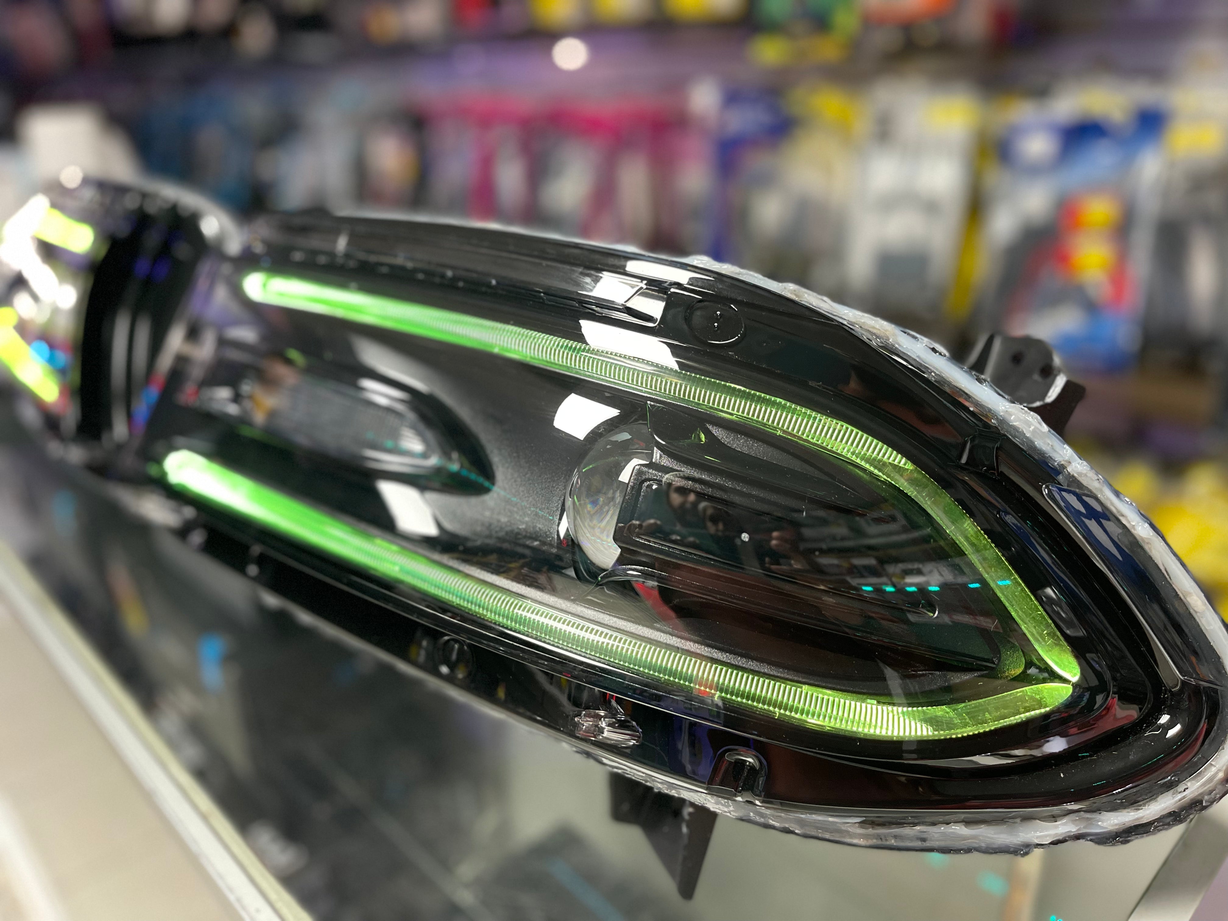 Prebuilt 2015-2023 Dodge Charger RGBW Color Changing LED Projector Headlights with Bluetooth