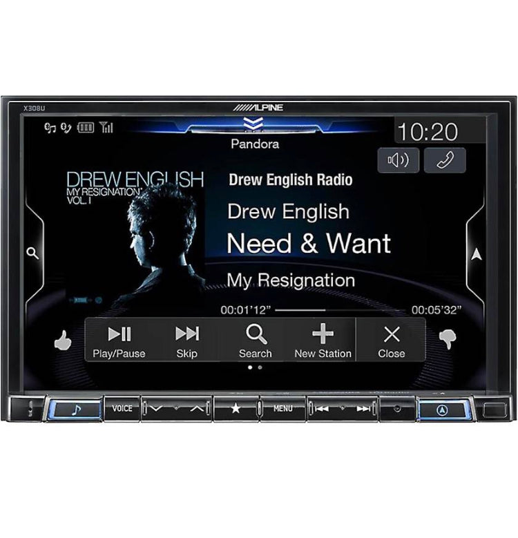 Alpine X308U Digital multimedia navigation receiver with 8