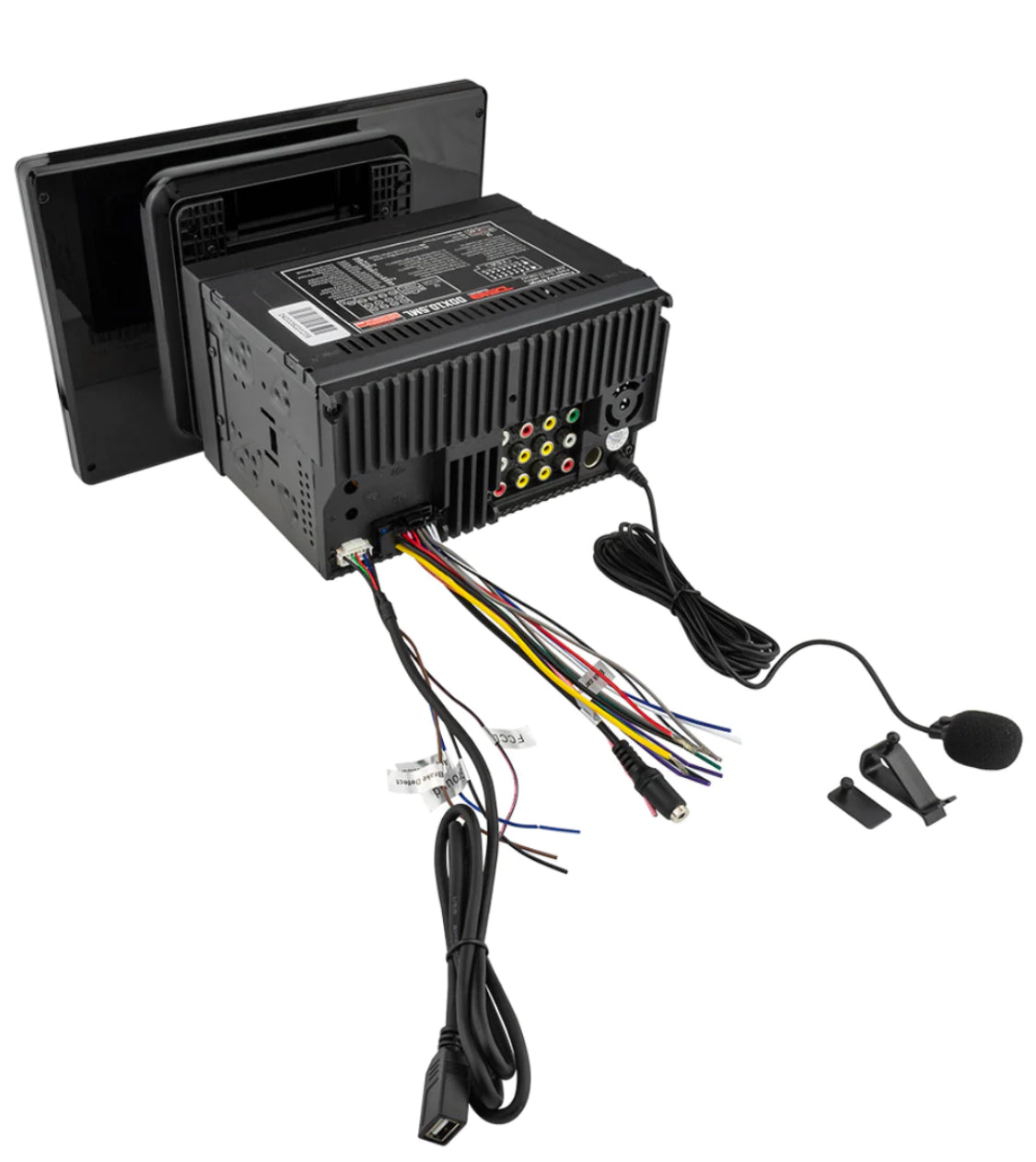DS18 DDX10.5ML 10.5” Double-Din Floating Display Multimedia Mech-Less Receiver With Mirror Link For iPhone & Android