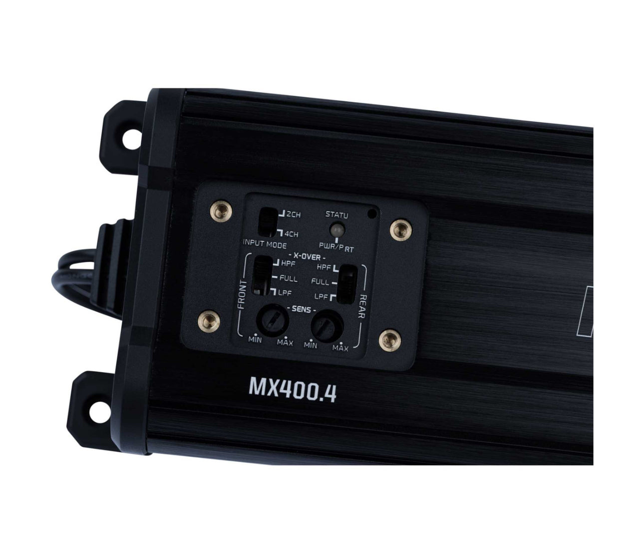 Memphis Audio MX400.4 MX Marine Powersports Amplifier, 400W Max Power 4-Channel Amplifier