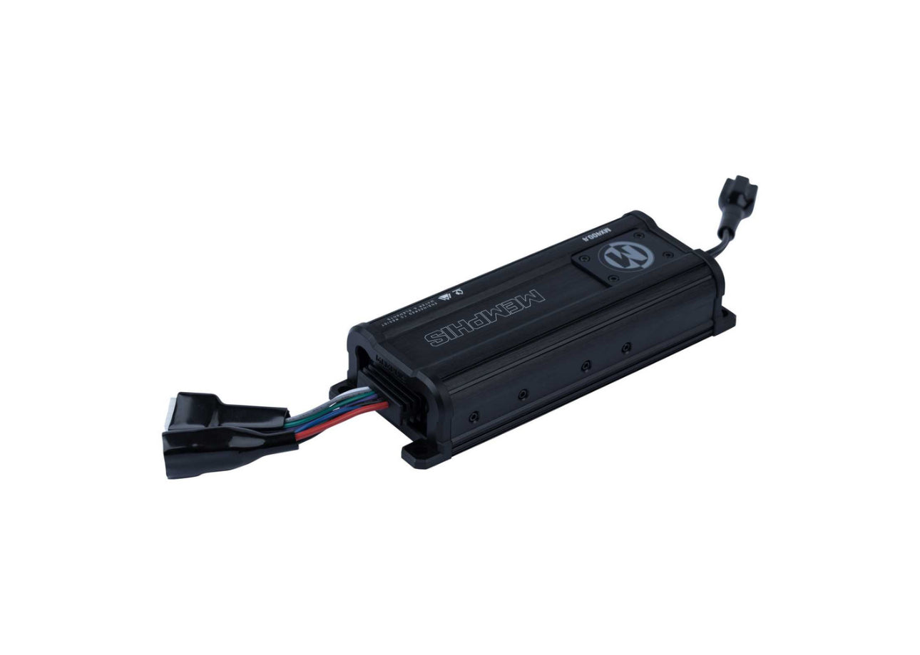Memphis Audio MX400.4 MX Marine Powersports Amplifier, 400W Max Power 4-Channel Amplifier