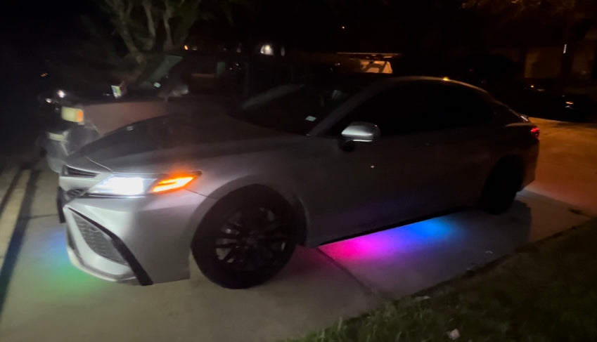 ECA LED UNDER GLOW RGBW Color Changing Chaser LED UNDERBODY Car KIT