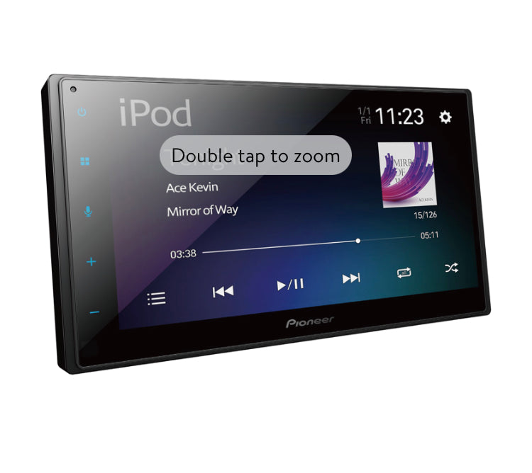 Pioneer DMH-160BT Car Play/Android Auto Digital Media Receiver with 6.8