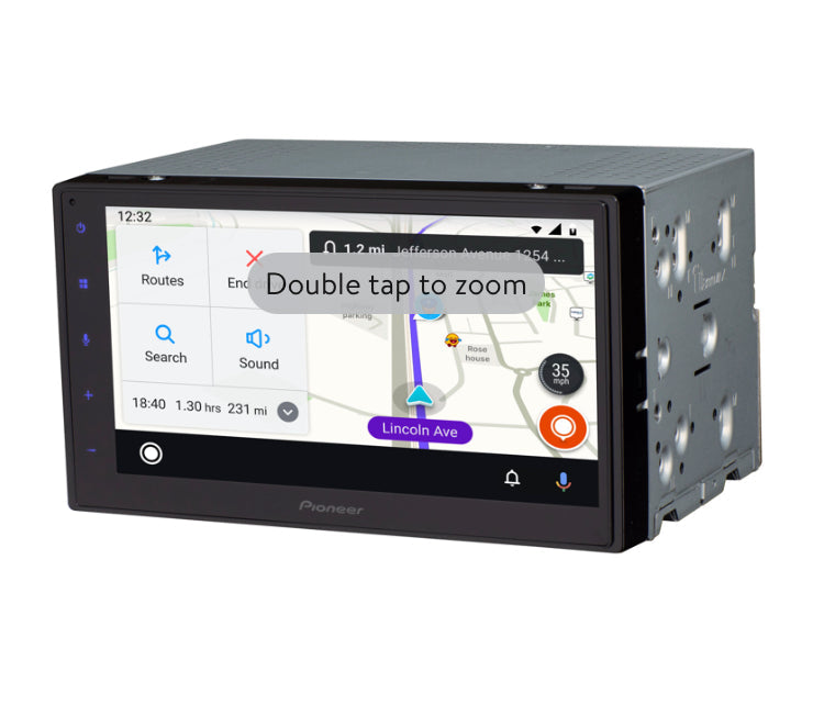 Pioneer DMH-160BT Car Play/Android Auto Digital Media Receiver with 6.8