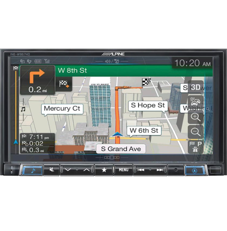 Alpine INE-W967HD Digital media navigation receiver (does not play CDs)