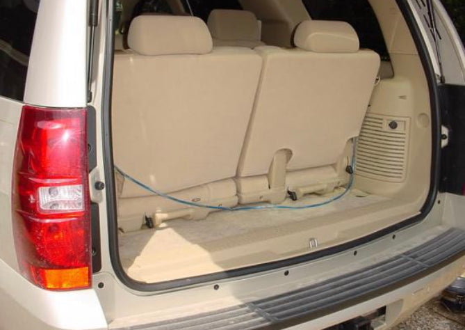 2007 - 2013 Chevy Tahoe Suburban GMC Yukon Denali 3rd Row Ported Bedliner Rhino Box