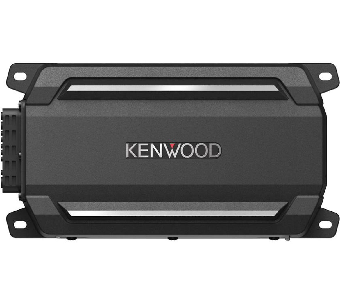 Kenwood KAC-M5024BT - Compact 4-channel powersports/marine amplifier with Bluetooth® connectivity — 50 watts RMS x 4