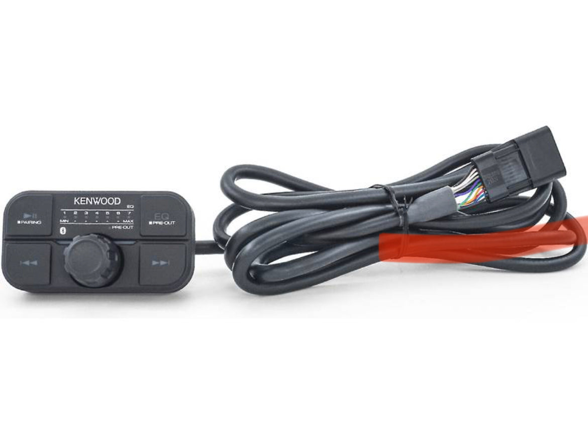 Kenwood KAC-M5024BT - Compact 4-channel powersports/marine amplifier with Bluetooth® connectivity — 50 watts RMS x 4