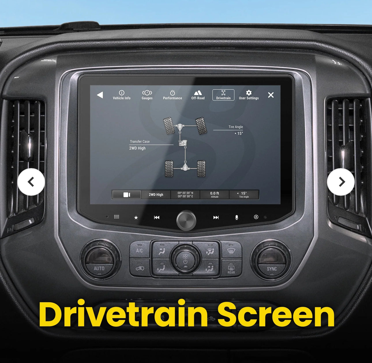 PAC SRK-GM14HX 2014-2018 Silverado and Sierra Kit for Stinger's HORIZON10 and HEIGH10 multimedia head units