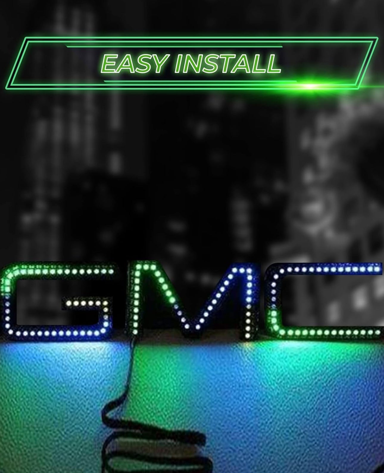 ECA 2007-2025 GMC Emblem RGBW Chasser Color-Changing for Sierra Yuhon