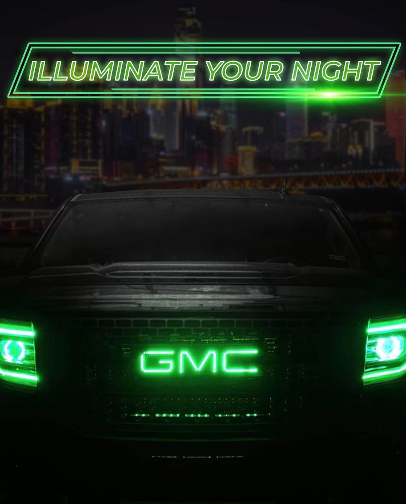 ECA 2007-2025 GMC Emblem RGBW Chasser Color-Changing for Sierra Yuhon