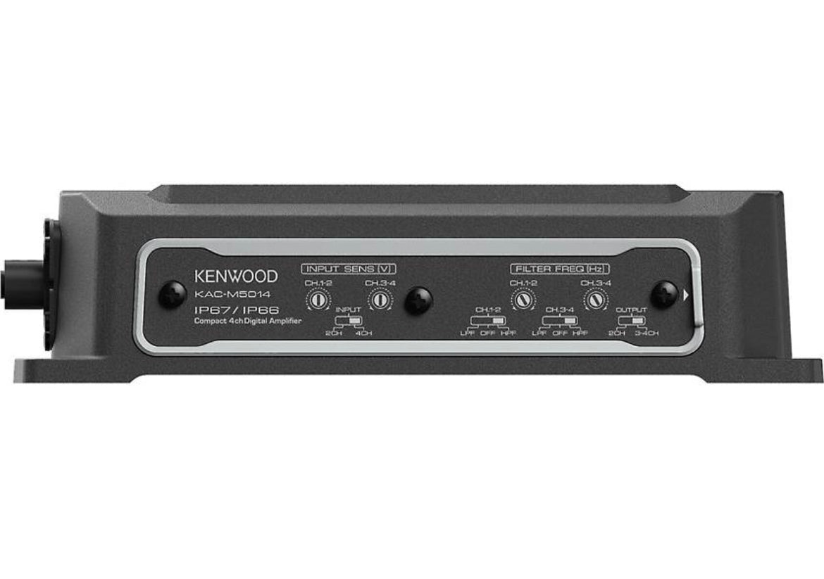 Kenwood KAC-M5014 Compact IP67 4-channel powersports/marine amplifier