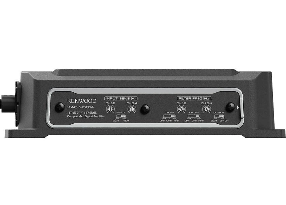Kenwood KAC-M5014 Compact IP67 4-channel powersports/marine amplifier