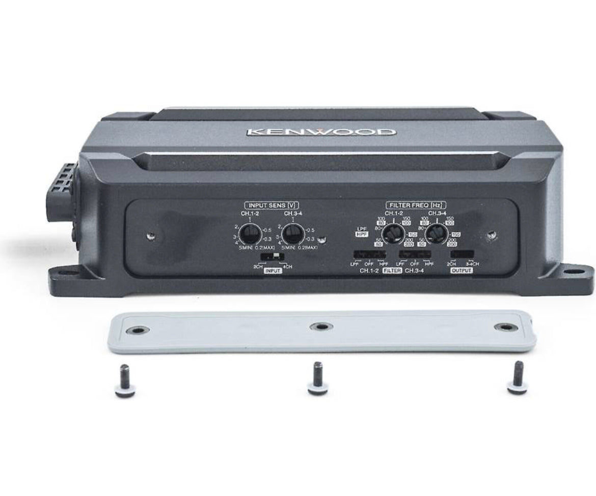 Kenwood KAC-M5014 Compact IP67 4-channel powersports/marine amplifier