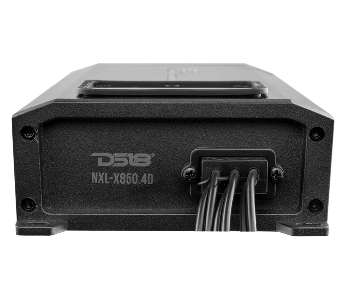 DS18 HYDRO NXL-X850.4D IP67 WaterProof Marine 4-Channel Boat, ATV, UTV Amplifier 2400 Watts