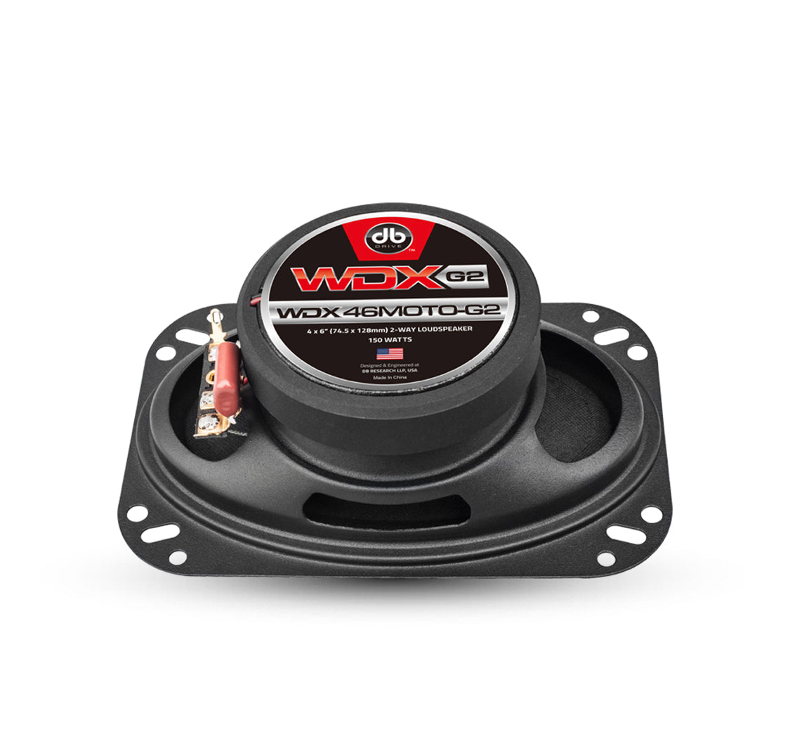 db drive WDX46MOTO-G2 - 4 x 6″ 2-Way Loudspeaker - One of the loudest 4x6 in the market today