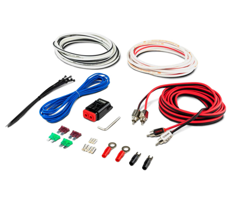 DS18 HYDRO MOFCKIT8 Marine Tinned 100% Copper OFC Amplifier Installation Kit 8-GA