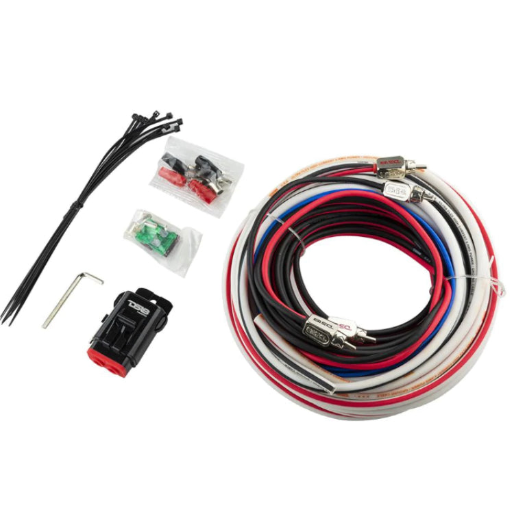 DS18 HYDRO MOFCKIT8 Marine Tinned 100% Copper OFC Amplifier Installation Kit 8-GA