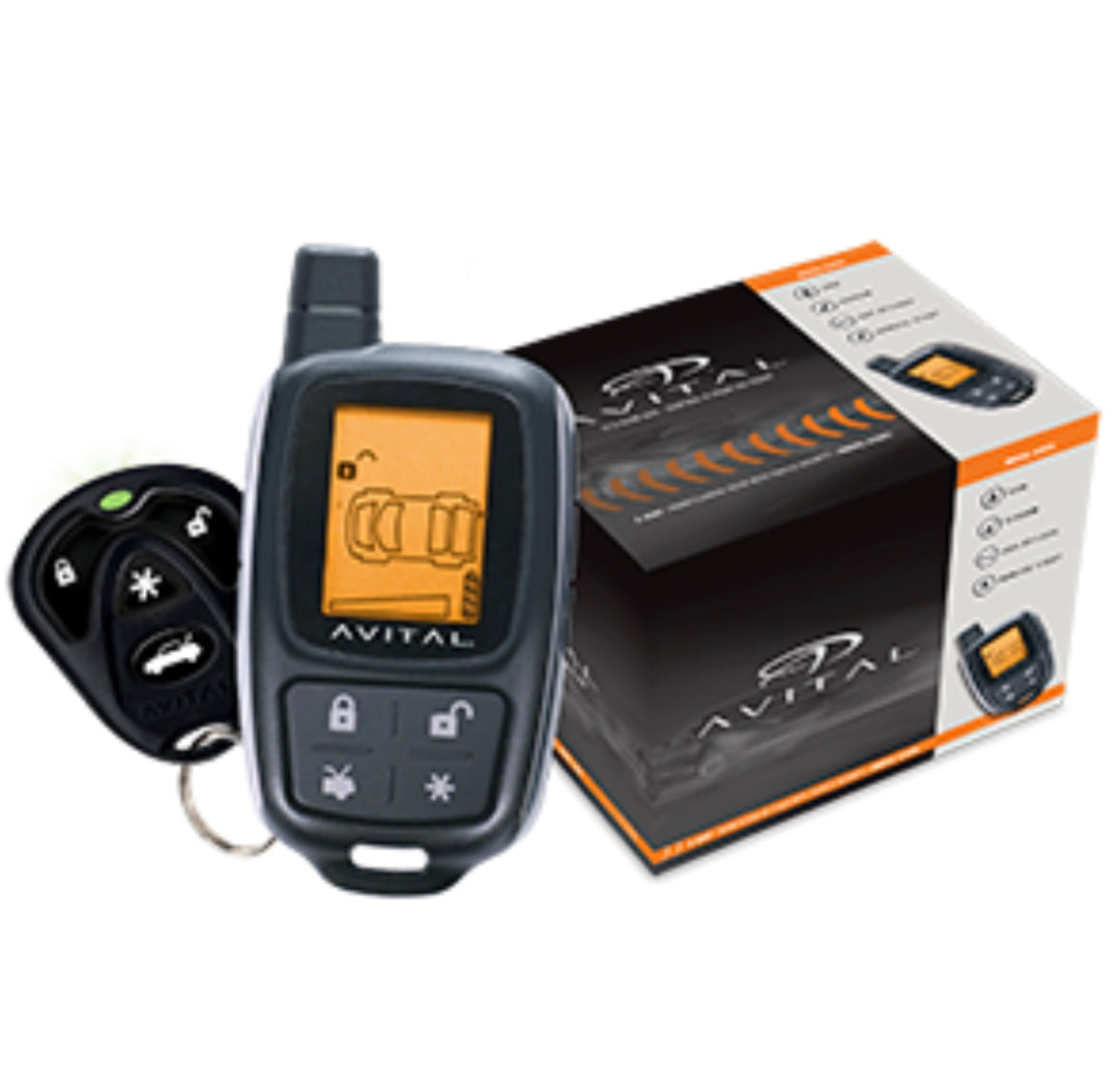 Avital 5305L 2-Way LCD Remote Start with Security Premium VehicleCar Alarm