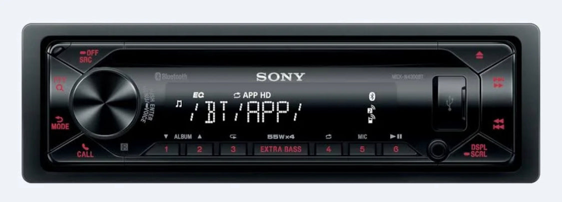Sony MEX-N4300BT CD STEREO with Bluetooth hands-free calling