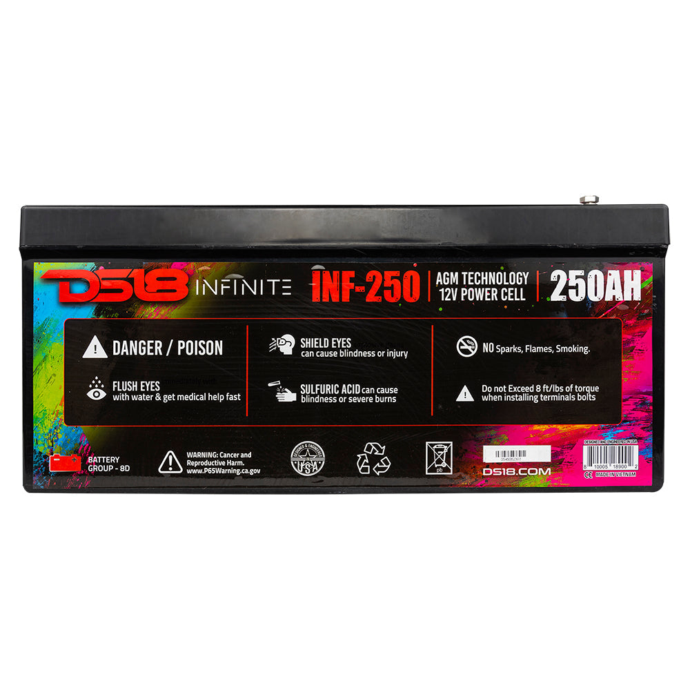 DS18 INFINITE 7500 Watts 250 AH AGM Power Cell