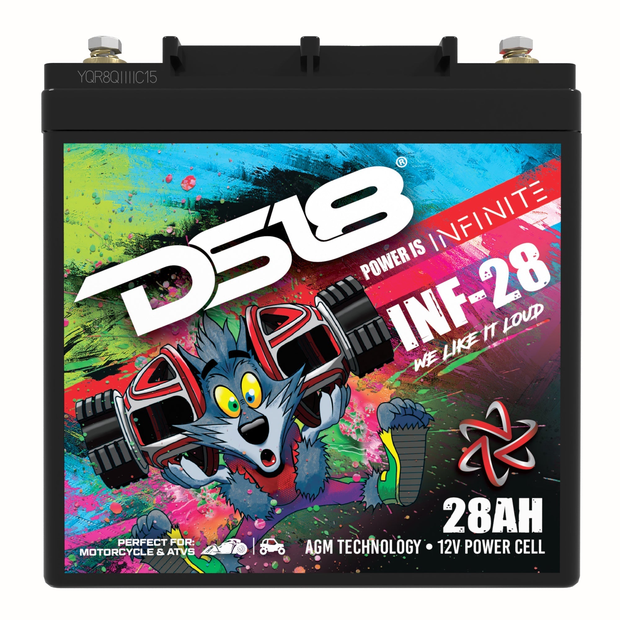 DS18 INFINITE 28 AH AGM Power Cell Battery
