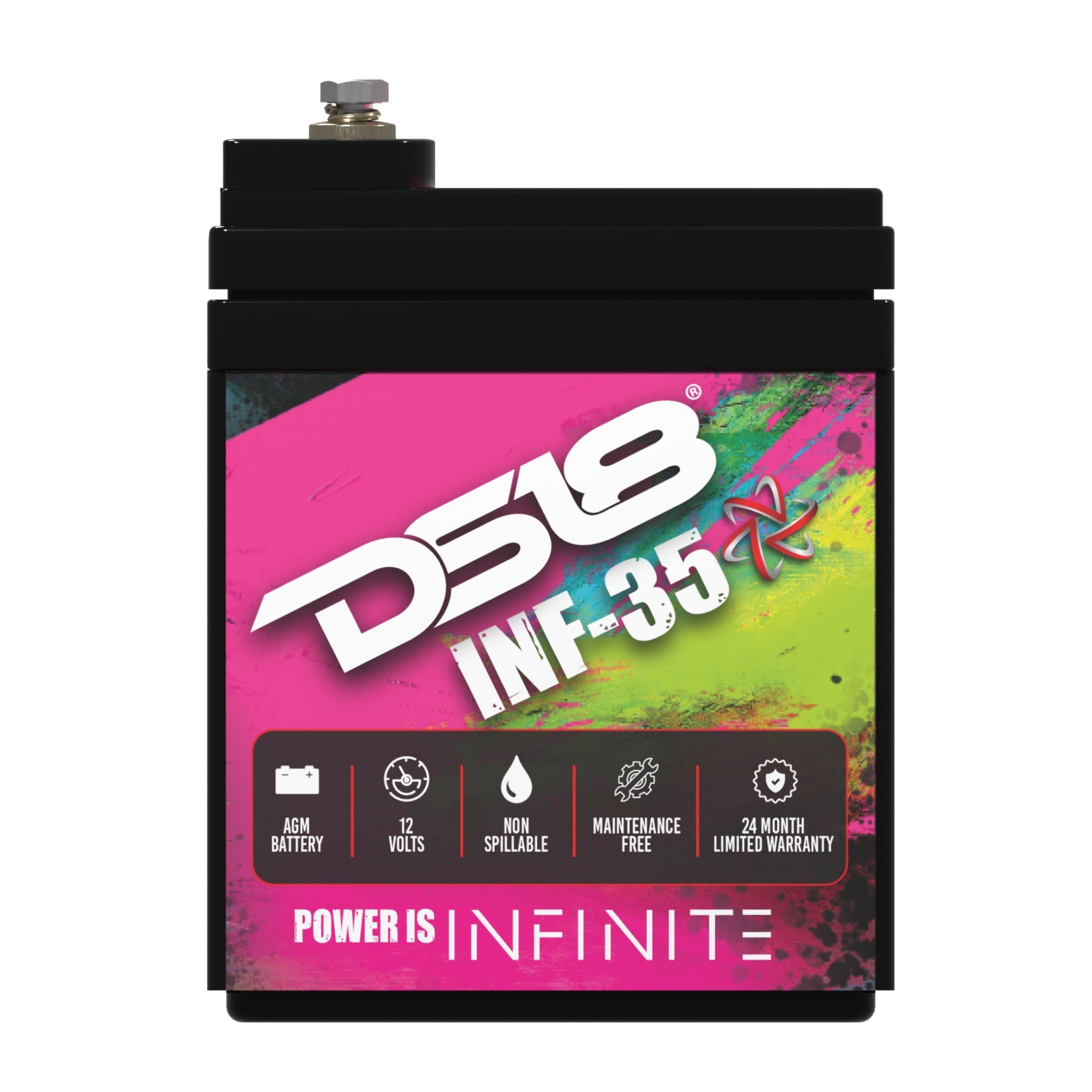 DS18 INF-35AH INFINITE 35 AH 1250 Watts AGM Power Cell 12 Volt Battery