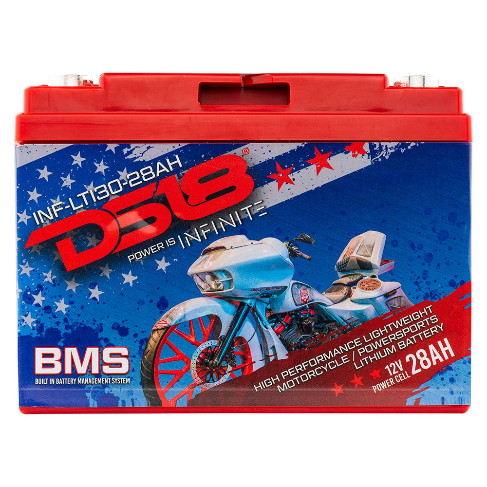 INF-LTI30-28AH INFINITE 28 AH Lithium Battery YTX30 Large Case With BMS - Perfect for Motorcycles