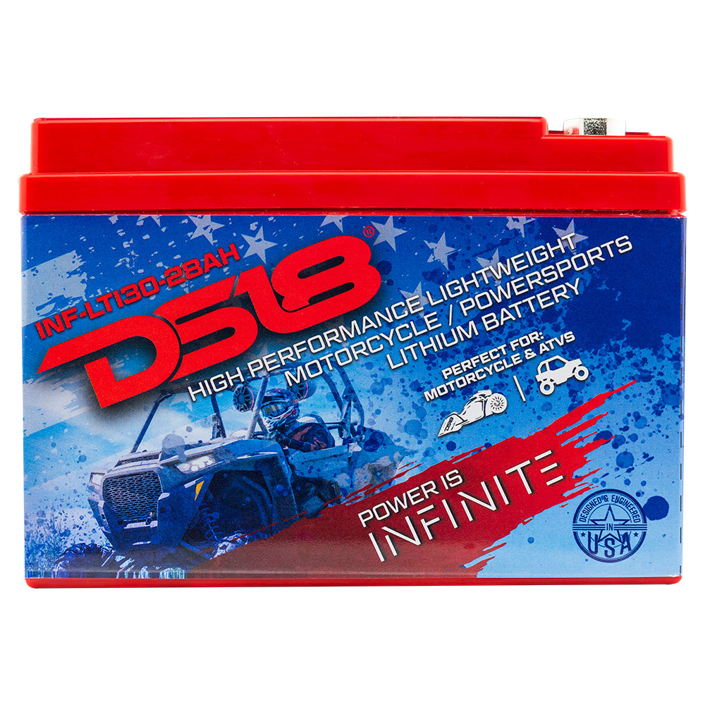 DS18 INF-LTI30-28AH INFINITE 28 AH Lithium Battery YTX30 Large Case With BMS - Perfect for Motorcycles