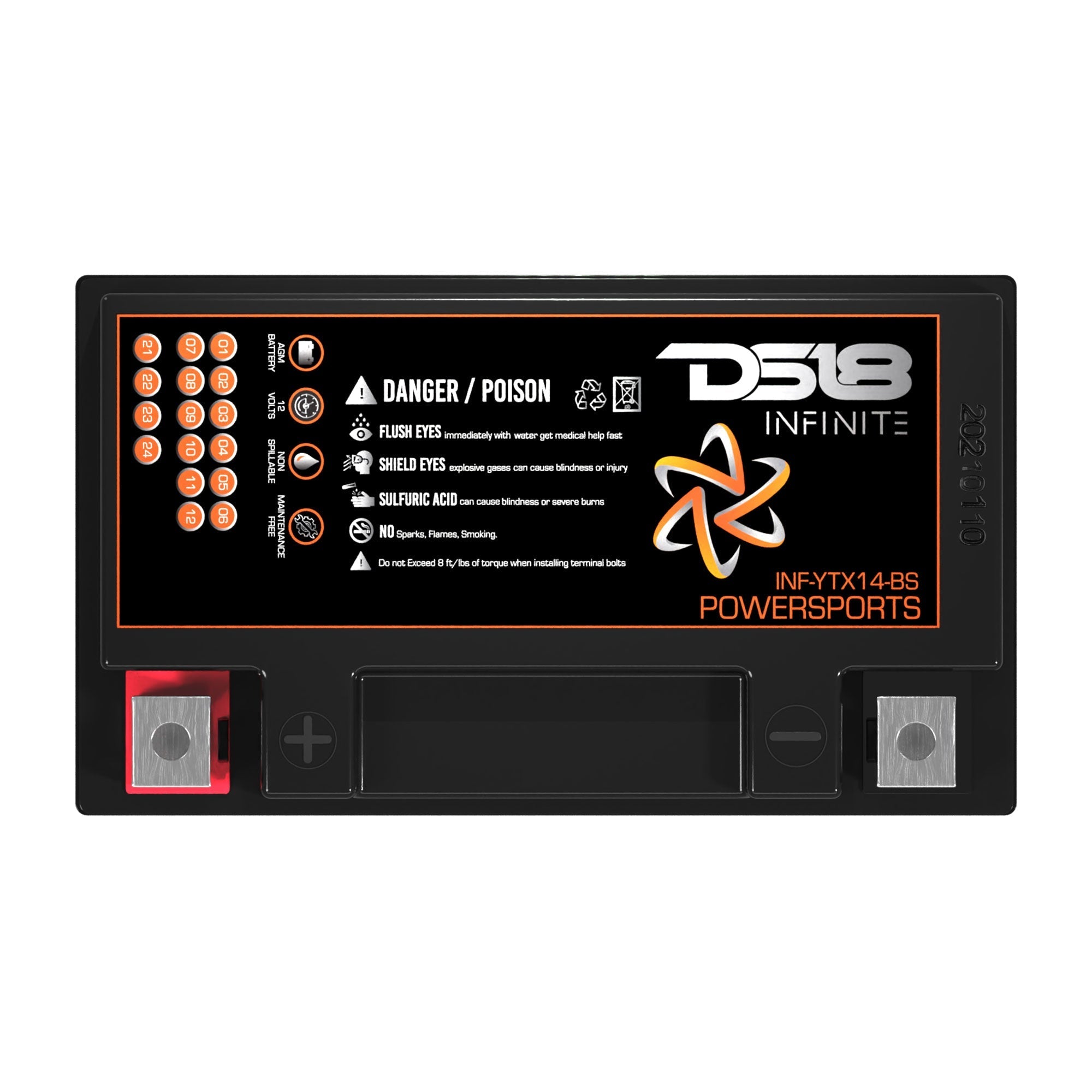 DS18 INFINITE 500 Watts 14 AH AGM Power Cell For Power Sports