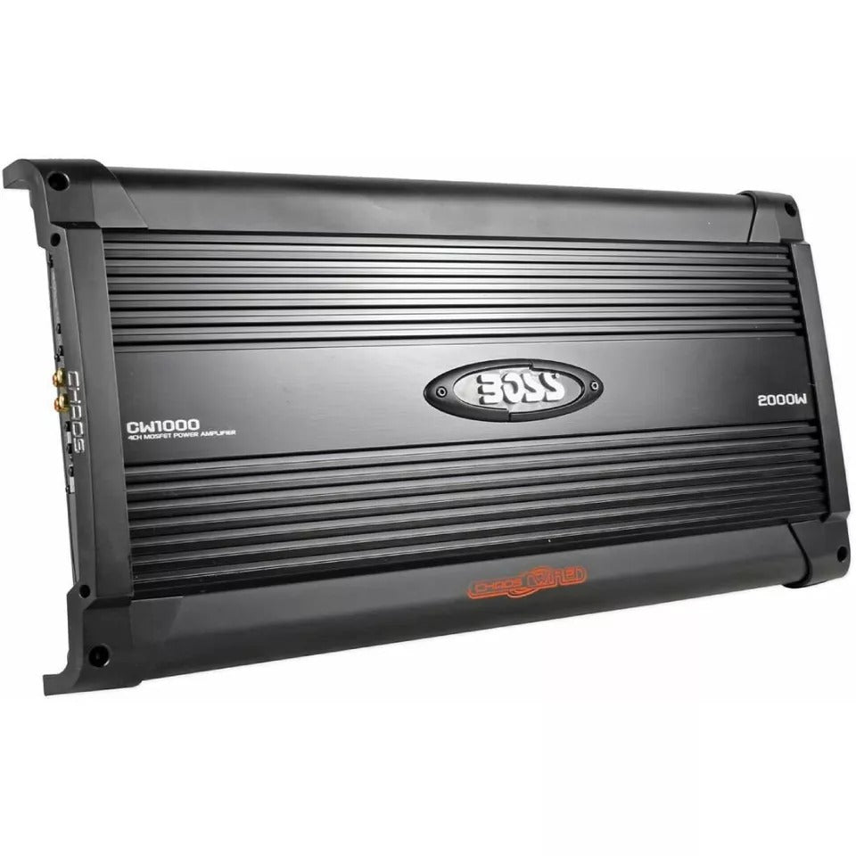 Boss Audio CW1000 2800 Watt 4 Channel Amp 800 Watt RMS Car Stereo Amplifier +...