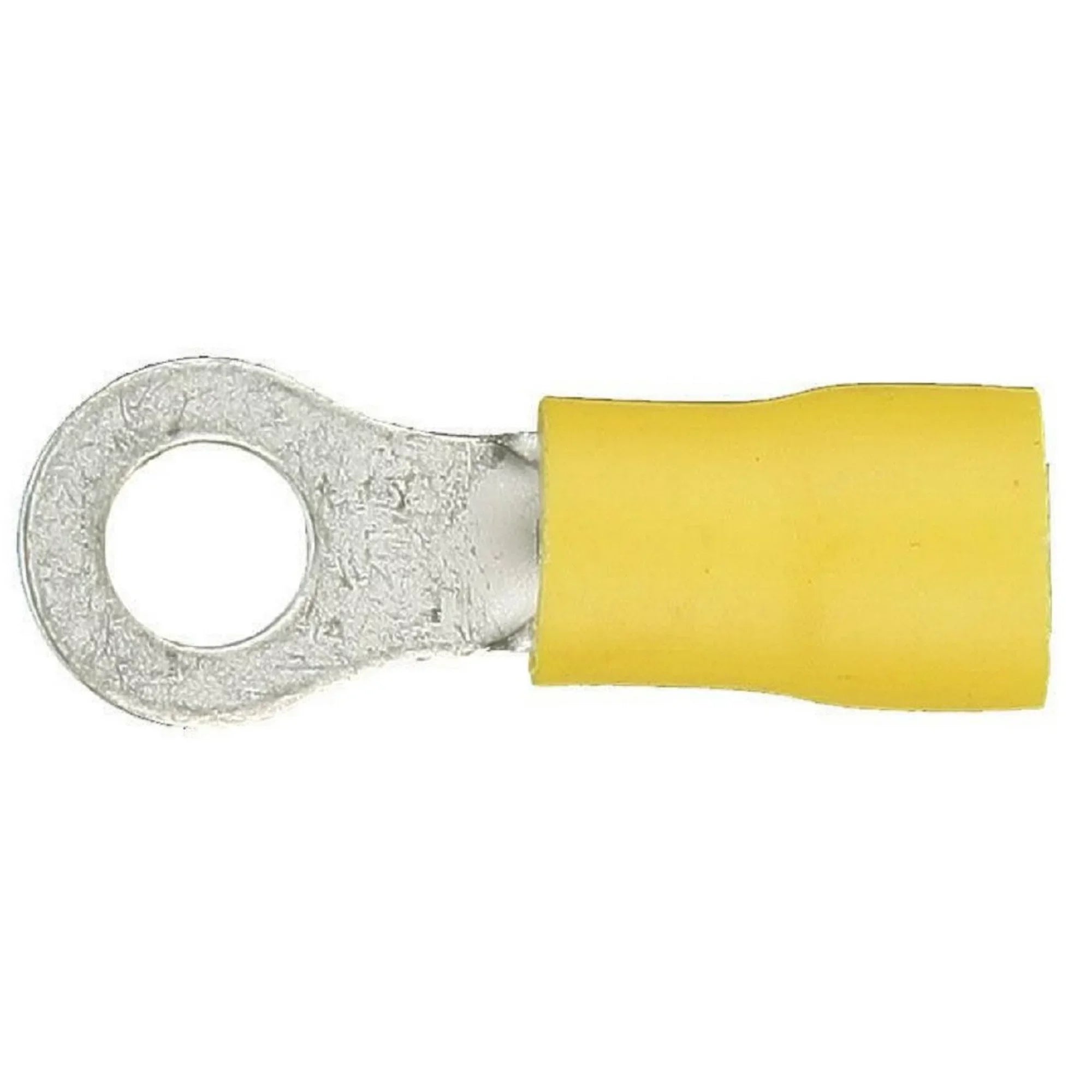 YVRT10 Yellow Vinyl Ring Terminal 12-10 Gauge #10