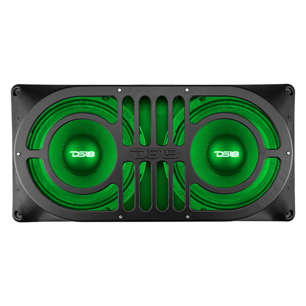 DS18 Jeep TJ,JK/JKU,JL/JLU Tailgate Subwoofer Enclosure for 2 X 10