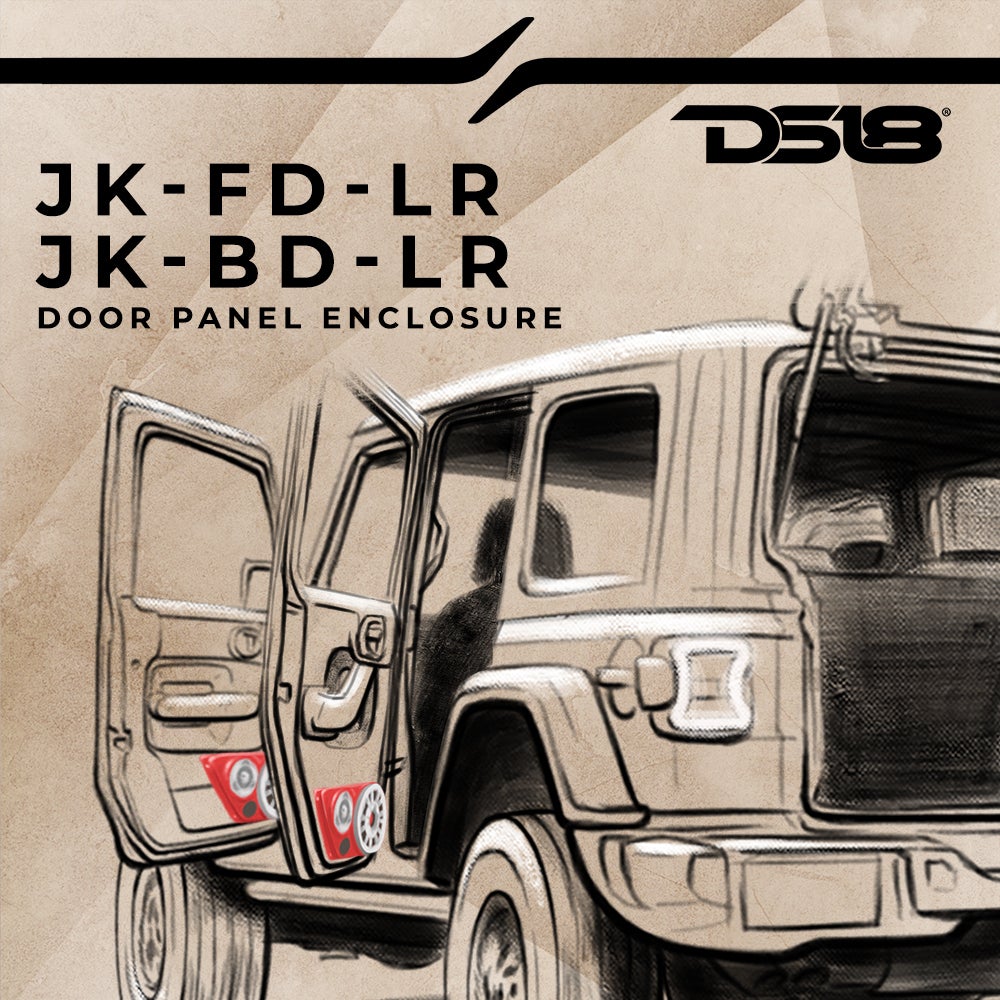 DS18 JK/JKU Front & Back Door Panels Package