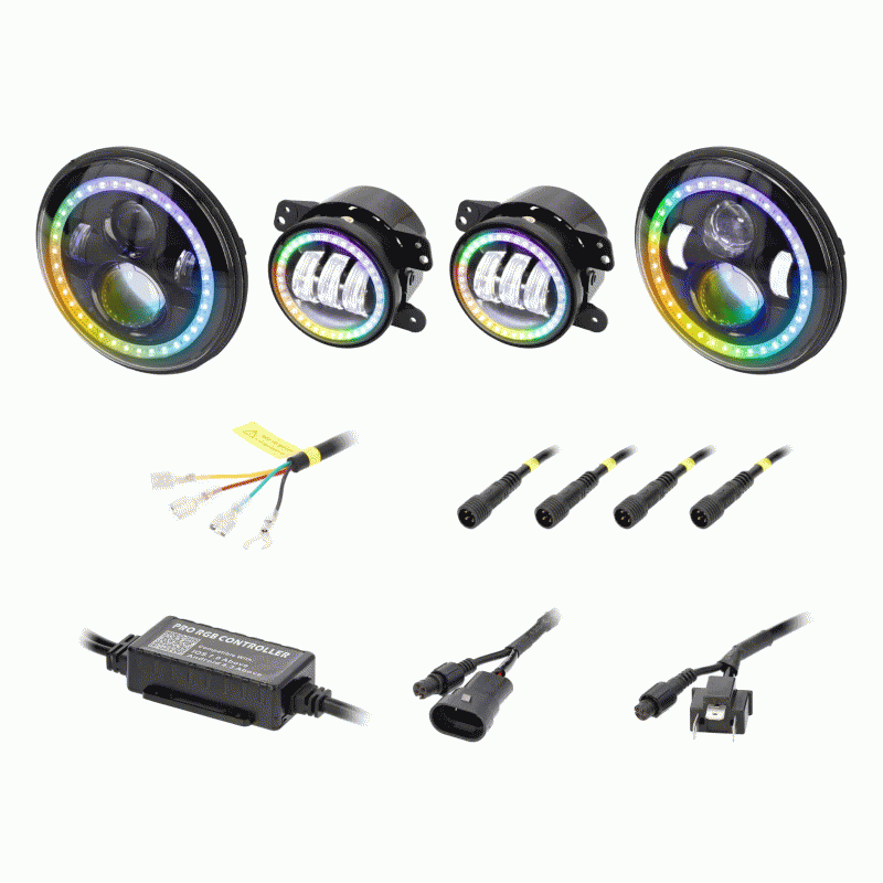 Metra Electronics JP-707RGBKT Chasing Halo LED 7