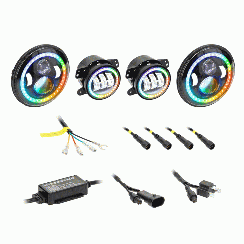 Metra Electronics JP-707RGBKT Chasing Halo LED 7