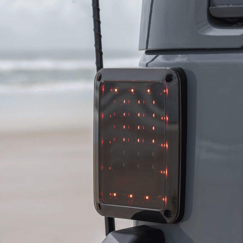 Metra Electronics JP-TL01S LED Grid Taillights with Smoked Lens - Wrangler JK 2007-2019